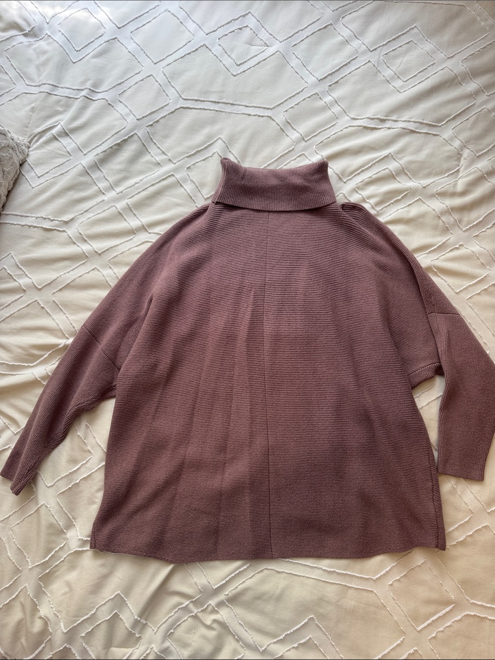 Women's Dusty Mauve Turtleneck Sweater